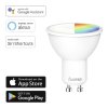 47571 9 hama smart wifi led ziarovka gu10 5 5 w rgbw stmievatelna