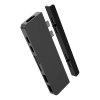 377940 hyper hyperdrive duo 7 v 2 usb c hub na macbook pro air sivy
