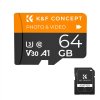 348291 k f concept 64gb micro sd karta u3 v30 a1 s adapterom na pamatovu kartu