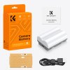 398495 1 k f concept np w235 2400mah bateria typu c s priamou montazou fotoaparatu 2ks