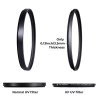 348039 4 k f concept seria 43mm classic s modrym povrchom uv filter hmc japonska optika