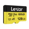 364296 2 lexar microsd gold uhs ii r280 w100 c10 a1 u3 v60 128gb