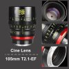 351186 3 meike objektiv ff prime cine 105 mm t2 1 bajonet ef stopy metre