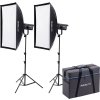 385269 nanlite fs 300b bi colour 2 light kit with stand