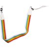 56597 polaroid camera strap flat rainbow white