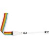 56597 1 polaroid camera strap flat rainbow white