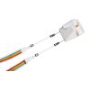56597 2 polaroid camera strap flat rainbow white