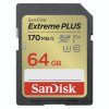 46743 sandisk extreme plus 64 gb sdxc memory card 170 mb s and 80 mb s uhs i class 10 u3 v30