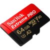 49821 1 sandisk extreme pro microsdxc 64 gb sd adapter 200 mb s and 90 mb s a2 c10 v30 uhs i u3
