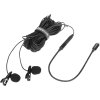 58349 saramonic lavmicro u1c lavalier mic for w lightning connector 6m dual 2 person