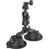 60758 smallrig 3566 suction cup portable dual with camera mount sc 2k