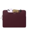 386802 2 tomtoc light a21 dual color slim laptop handbag 13 5 inch raspberry