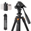 401612 k f concept k234a0 video tripod with 3d head and phone holder