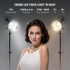 431604 1 neewer cb60 trvale studiove svetlo bowens 34000lux 1m 2700 6500k cri97 70w bi color cob led
