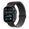 488609 9 apple watch ultra 2 gps cellular 49mm black titanium case with black titanium milanese loop l