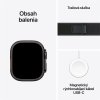 487667 8 apple watch ultra 2 gps cellular 49mm black titanium case with black trail loop m l
