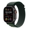487856 9 apple watch ultra 2 gps cellular 49mm black titanium case with dark green alpine loop medium