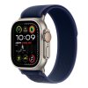 488723 9 apple watch ultra 2 gps cellular 49mm natural titanium case with blue trail loop s m