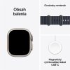 488606 8 apple watch ultra 2 gps cellular 49mm natural titanium case with navy ocean band