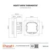 heatit wifi6 thermostat cierna matna