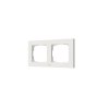 aqara switch frame h2 eu 2 gang fe x01d biely dvojramik pre aqara h2 vypinace