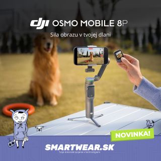 🎬 NOVINKA! DJI Osmo Mobile 8P je tu! 🚀 Predstavujeme najnovší gimbal, ktorý posúva mobilné natáčanie na úplne novú úroveň...