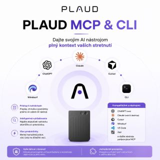 🧠 PLAUD teraz hovorí s ChatGPT aj Claude – AI záznamník s priamym prepojením na váš AI asistent Nová funkcia Plaud MCP...