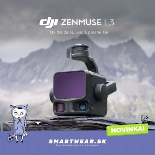 📡 LiDAR, ktorý mení spôsob mapovania. DJI Zenmuse L3 prináša presné 3D skenovanie terénu, vegetácie a infraštruktúry s...