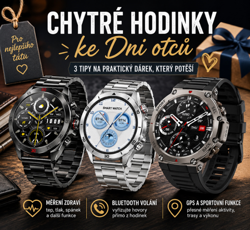 Den otců: 3 chytré hodinky, které udělají radost každému tátovi