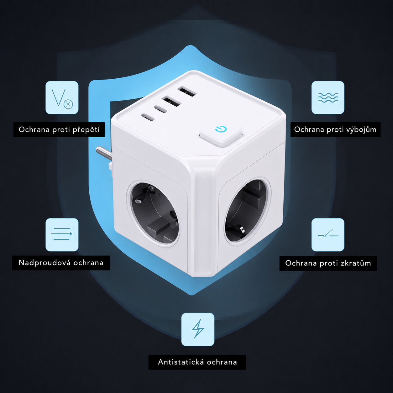bezpecna zasuvka PowerCube 2