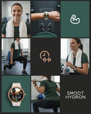 🏃🏻‍♂️‍➡️ Cvičení může být zábava, když máš osobního trenéra 📲 Chytré hodinky Smoot Hydron ti nabízí více než stovku...