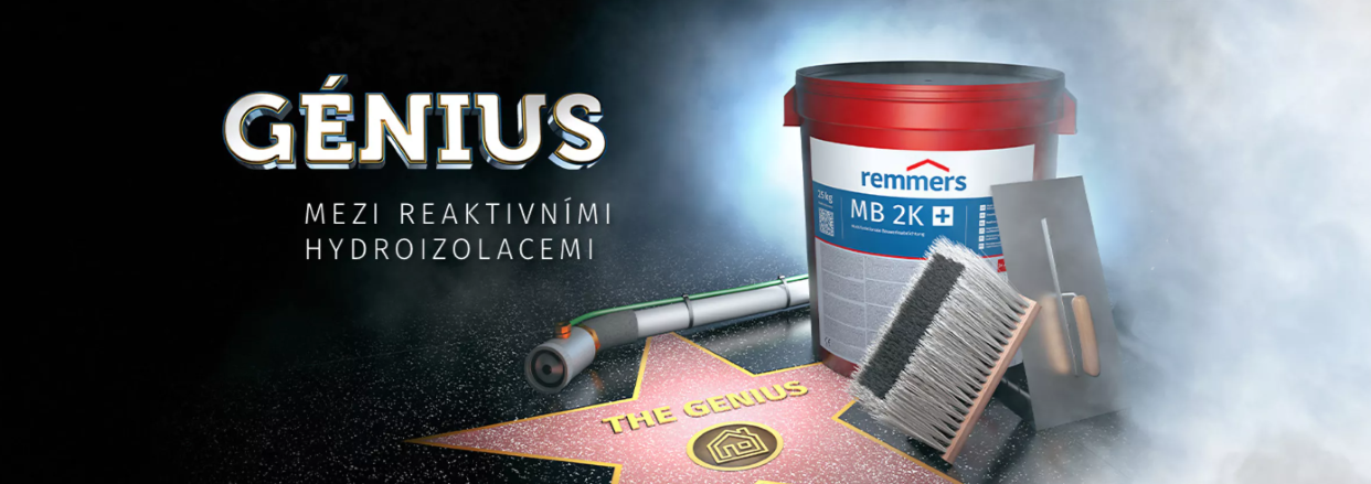 Remmers - MB 2K - Génius mezi reaktivními hydroizolacemi