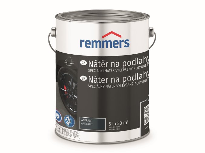Nátěr na podlahu 1K, polyuretanem vyztužený, barevný, na beton a cementové povrchy v interiéru a exteriéru (PU Beton - & Bodenfarbe)