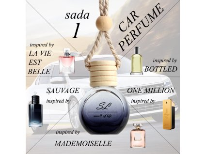 ZVÝHODNĚNÁ SADA 1 - auto unisex 5x 10 ml