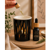 Schwarze Duftlampe + Parfümöl Sauvage