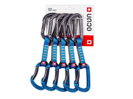 Expresky Ocún Falcon QD PA 16 set 5 kusů, modré