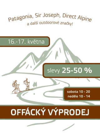 OUTDOOR VÝPRODEJ OD SMÍCHOFFERU 🔥 Přijď ulovit nový kousky na lezení, outdoor i volný čas za super ceny! Čekají na tebe...