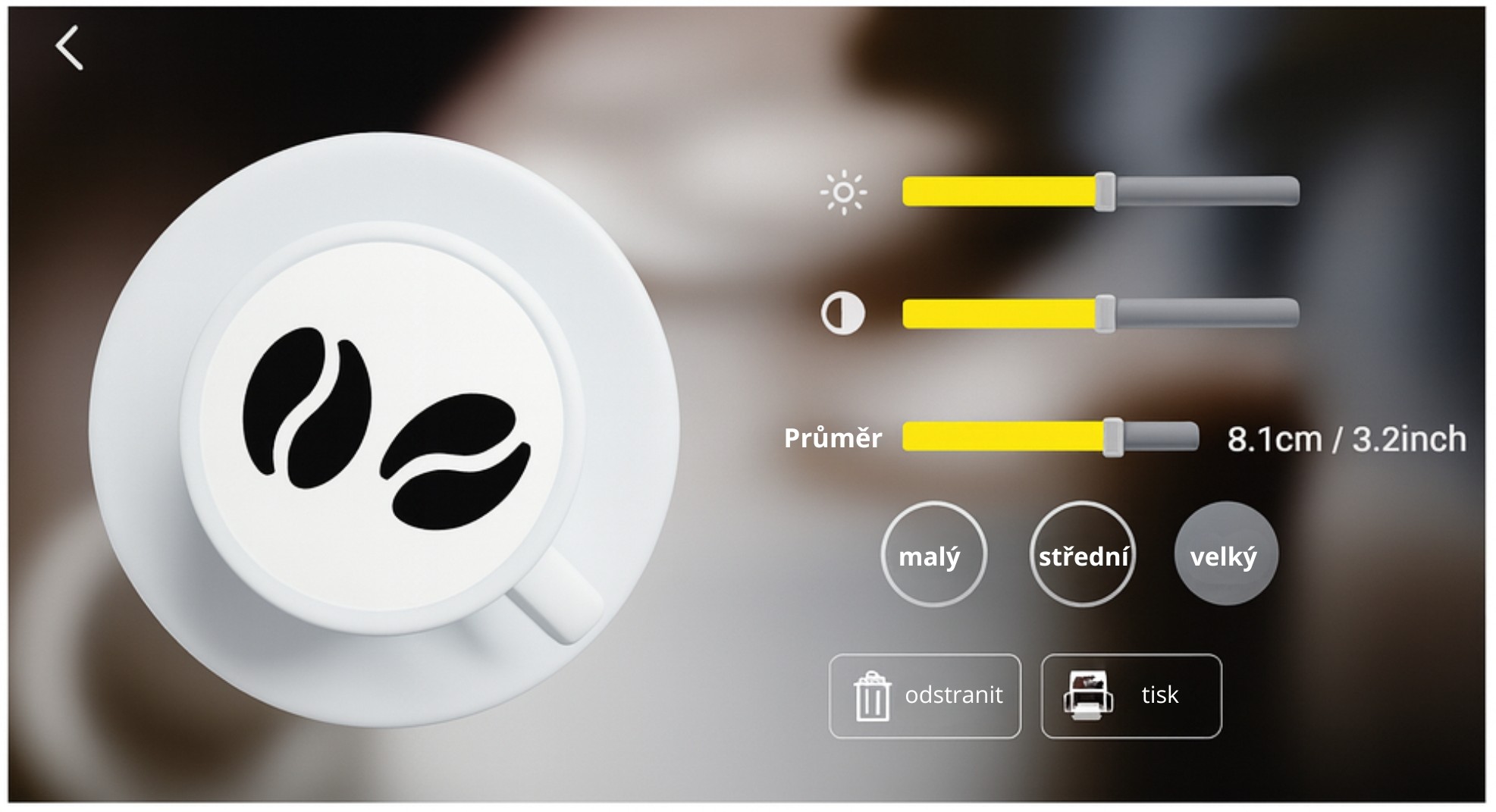 Ukázka úpravy obrázku před tiskem