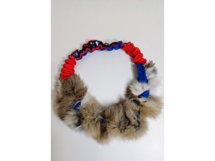 Kruh zapletený králík fleece 30cm