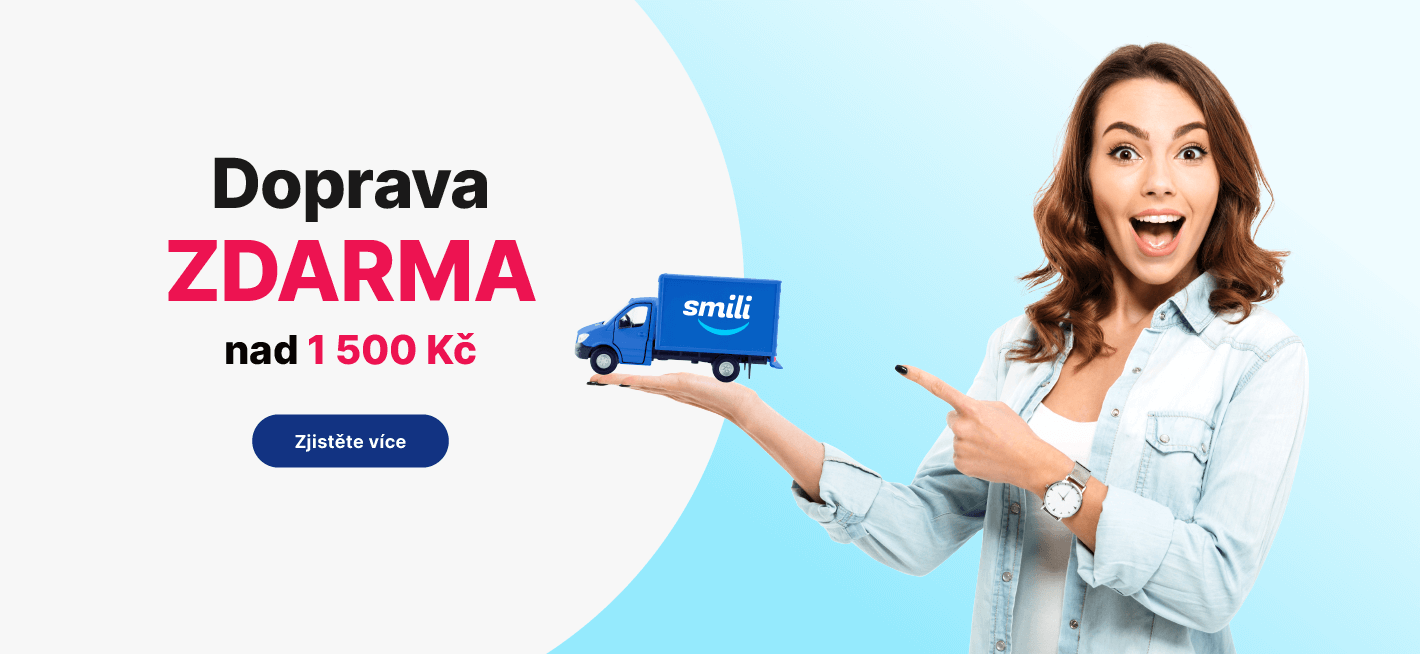 Doprava zdarma nad 1 500 Kč