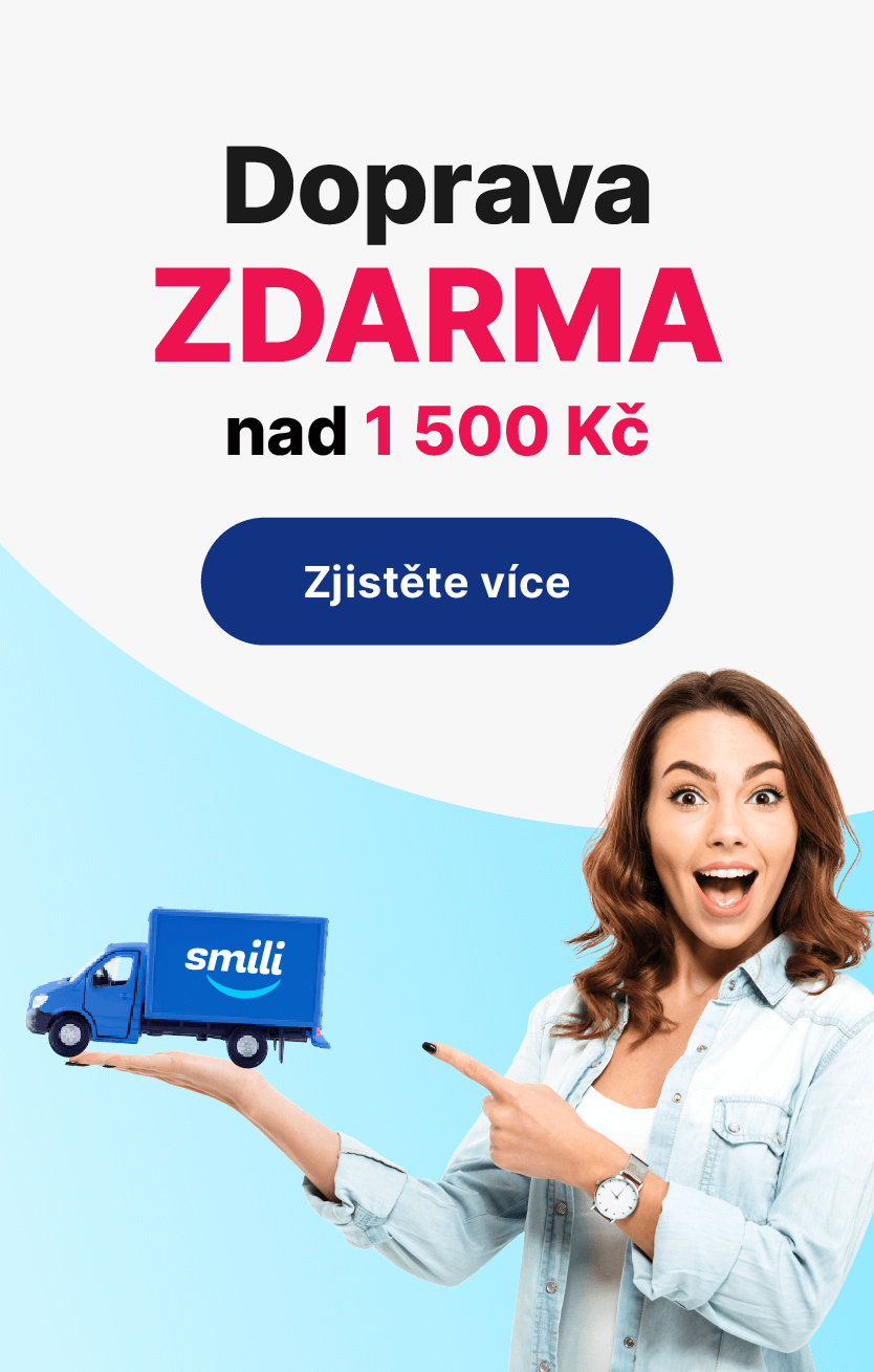 Doprava zdarma nad 1 500 Kč