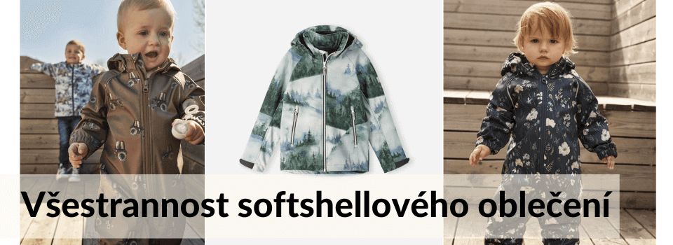 Všestrannost softshellového oblečení pro miminka