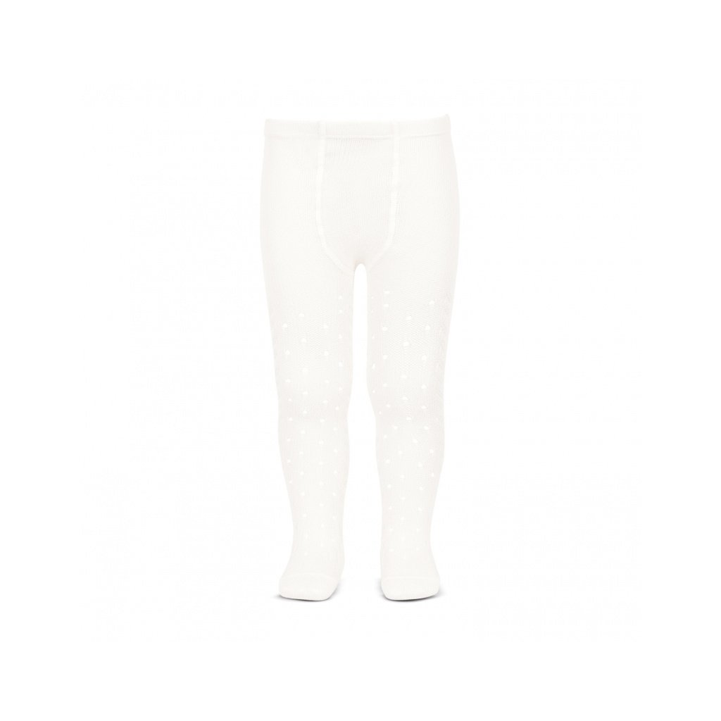 perle openwork tights lateral spike cream