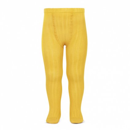 basic rib tights yellow