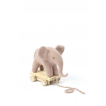 40042 08, Pull along, Elephant, Cold Rose Gold (1)