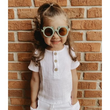 Mikk - Line children's sunglasses 5030 desert sage  UV 400
