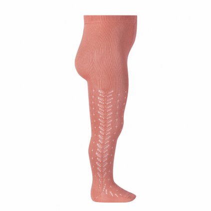 perle openwordk tights lateral spike peony