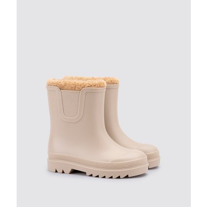 Igor dětské barefoot zateplené holínky 10290-004 béžové  BAREFOOT