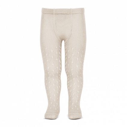 perle openwork tights lateral spike linen