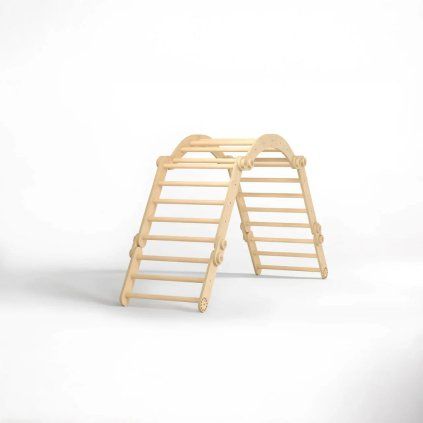 BusyKids Large folding climbing set unvarnished